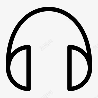 耳机dj声音图标图标