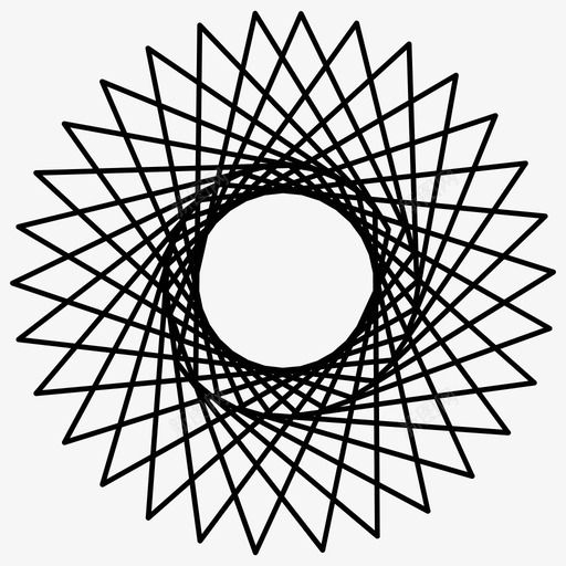 吉洛切圆装饰图标svg_新图网 https://ixintu.com 元素 吉洛切 吉洛切元素10 圆 对称 螺旋图 装饰