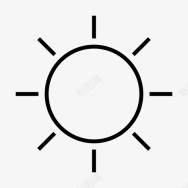 太阳假日夏天图标图标