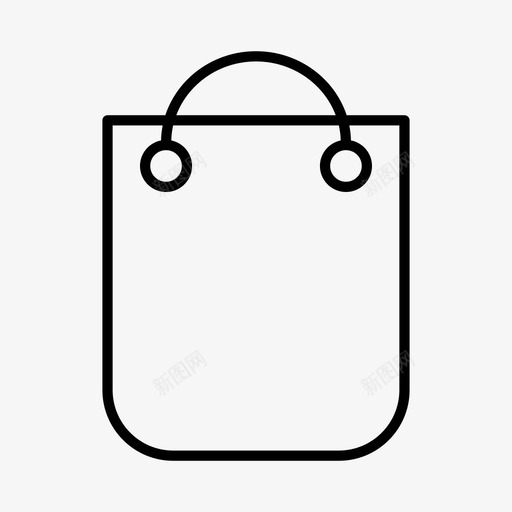 采购袋购物袋配件图标svg_新图网 https://ixintu.com 时尚 袋子 购物袋 配件 采购袋