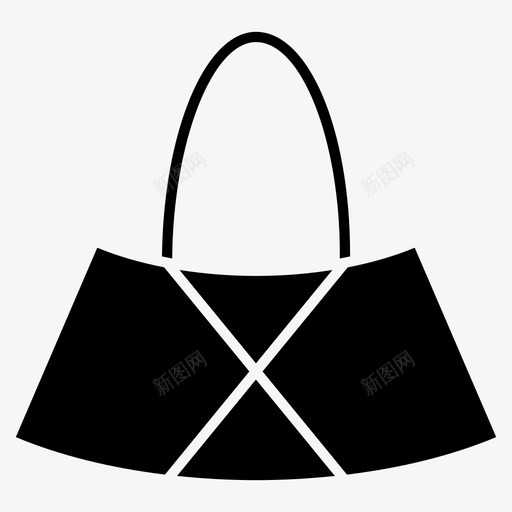 手袋钱包美容工具图标svg_新图网 https://ixintu.com 手袋 美容工具 钱包