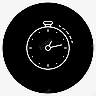 时间轴截止日期闹钟时钟图标图标