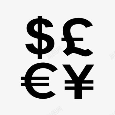 货币银行美元图标图标