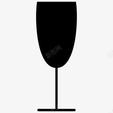 香槟杯酒酒吧图标图标