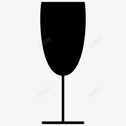 香槟杯酒酒吧图标svg_新图网 https://ixintu.com 葡萄酒 酒 酒吧 饮料 香槟杯