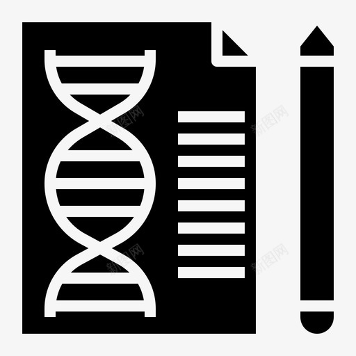 遗传学生物学研究图标svg_新图网 https://ixintu.com 生物学 研究 结果 遗传学 遗传学和遗传