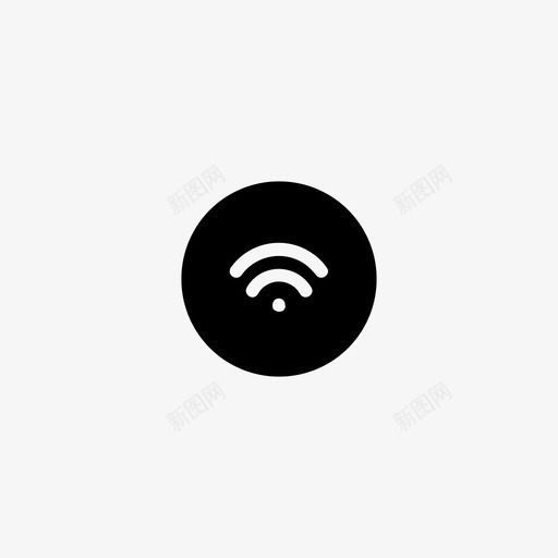 wifi家庭网络互联网图标svg_新图网 https://ixintu.com wifi 互联网 家庭网络 无线通信 调制解调器