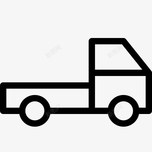 卡车货物皮卡车图标svg_新图网 https://ixintu.com 卡车 皮卡车 货物 运输 运输线路