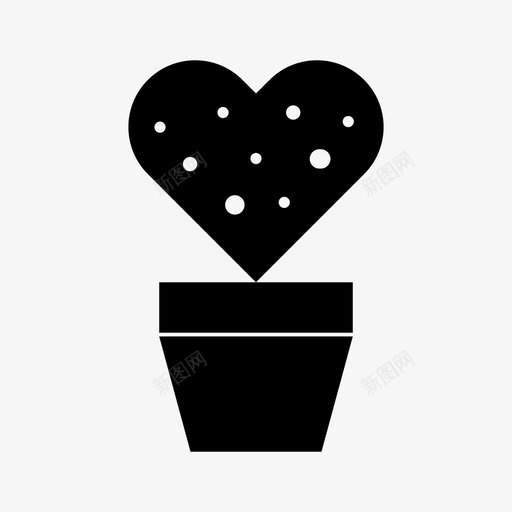 树森林树叶图标svg_新图网 https://ixintu.com 松树 树 树叶 森林 植物 盆栽