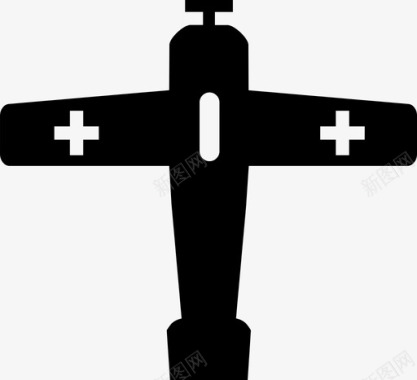 飞机飞行员机翼图标图标