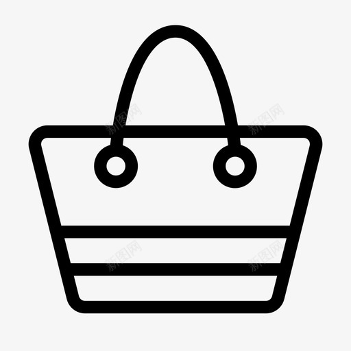采购产品袋子篮子海滩包图标svg_新图网 https://ixintu.com 手提袋 手袋 海滩包 篮子 衣服和配件 采购产品袋子 钱包