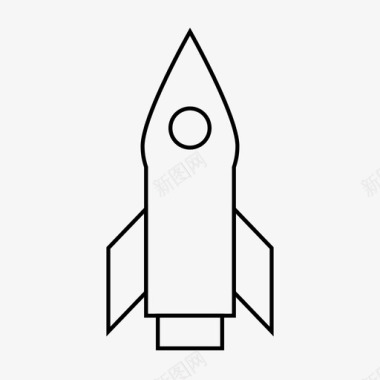 宇宙飞船火箭天空图标图标