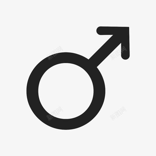 男性符号图标svg_新图网 https://ixintu.com 男性 符号