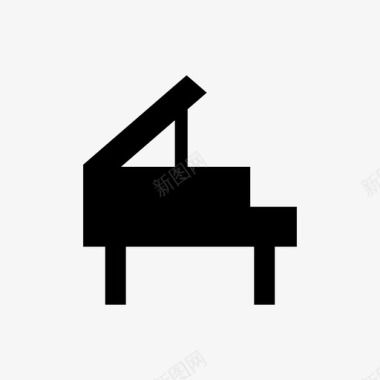 钢琴乐器音乐剧图标图标