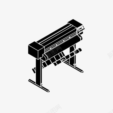 绘图仪大幅面工具图标图标