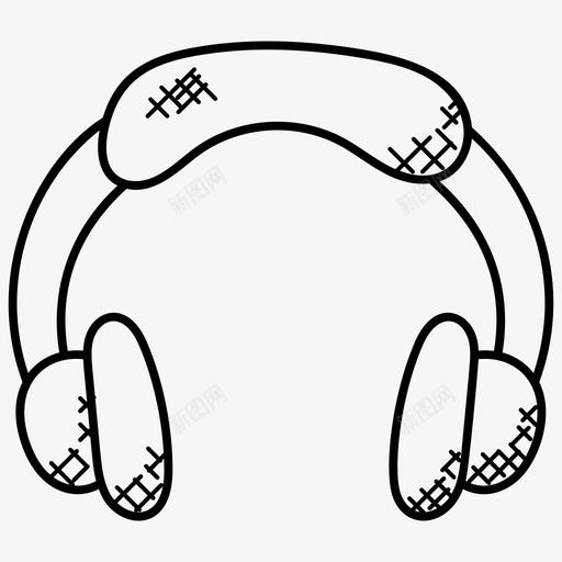 耳机呼叫中心客户服务图标svg_新图网 https://ixintu.com 互联网涂鸦图标 呼叫中心 客户支持 客户服务 耳机 音乐收听