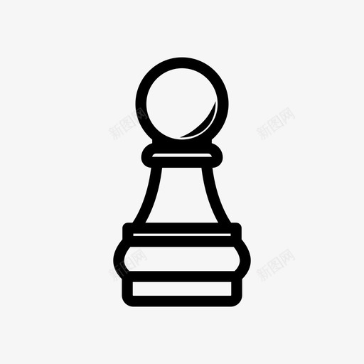 国际象棋游戏当铺图标svg_新图网 https://ixintu.com 国际象棋 当铺 游戏 电子游戏