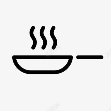 厨师咖啡馆厨具图标图标