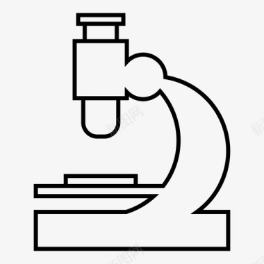 显微镜实验实验室图标图标