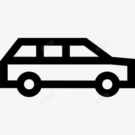 家用车小型面包车车辆图标svg_新图网 https://ixintu.com 家用车 小型面包车 车辆 运输和物流概述