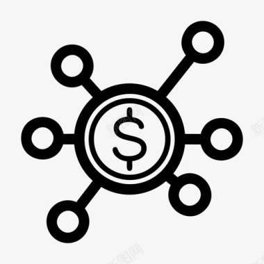 业务团队网络图标图标