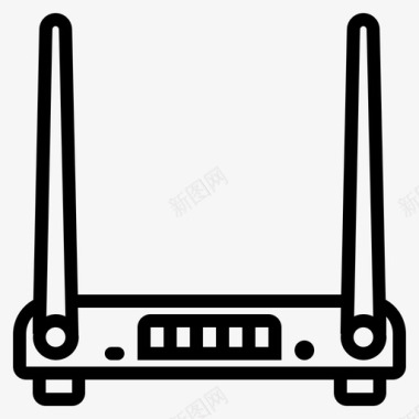 wifi路由器网络调制解调器图标图标