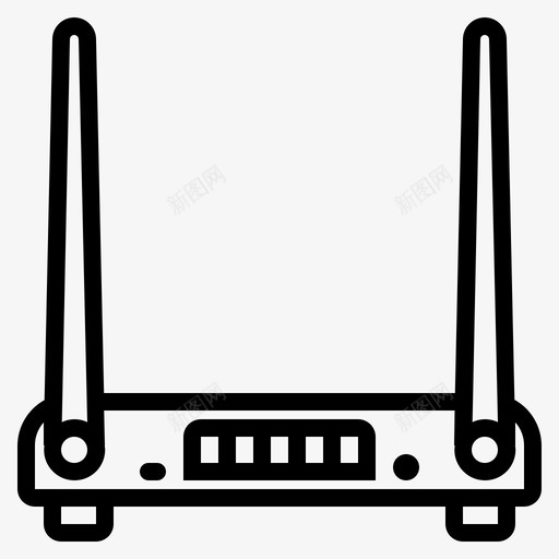 wifi路由器网络调制解调器图标svg_新图网 https://ixintu.com wifi路由器 接入点 移动设备和设备 网络 调制解调器