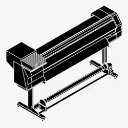 大幅面打印机绘图仪大幅面工具图标高清图片