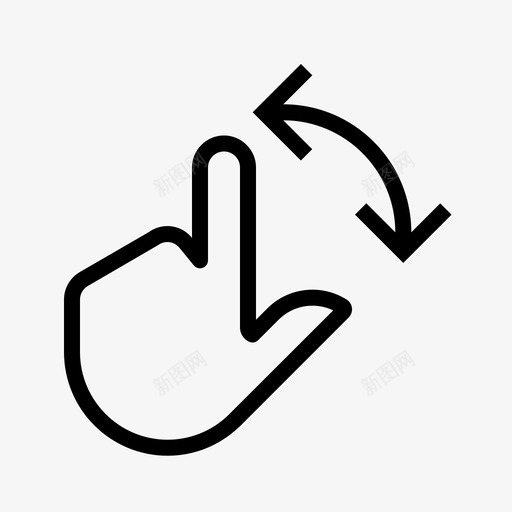 finger rotate 01.2svg_新图网 https://ixintu.com finger rotate 01.2