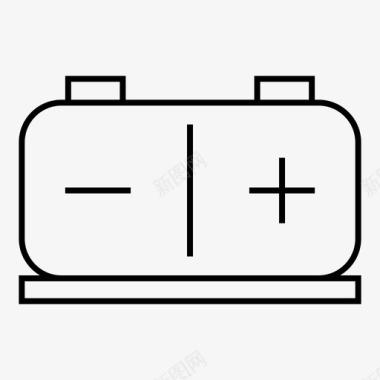 电池工业制造图标图标