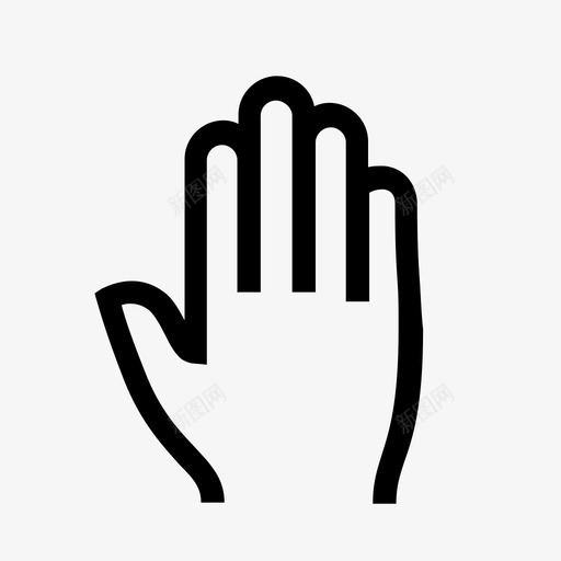 gesture_5fingerssvg_新图网 https://ixintu.com gesture_5fingers