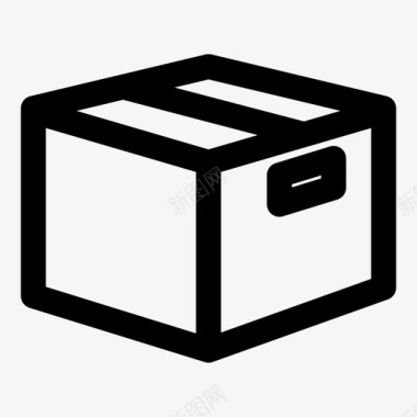 箱子集装箱交货图标图标