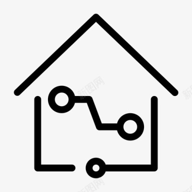 智能家居房屋物业图标图标