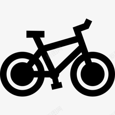 山地车自行车交通物流图标图标