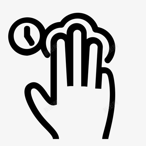 gesture_3f-press-hold-43svg_新图网 https://ixintu.com gesture_3f-press-hold-43