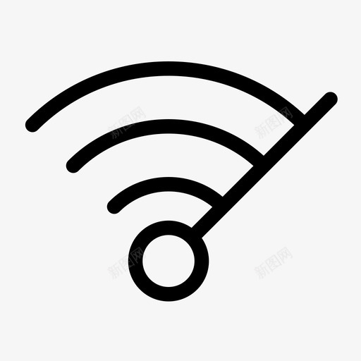 网速宽带连接图标svg_新图网 https://ixintu.com wifi 宽带 网速 连接 高速