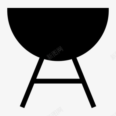 烧烤烹饪度假图标图标