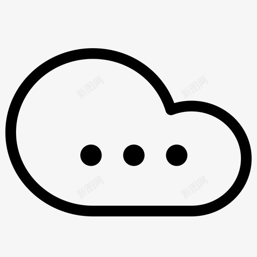 云加载高质量线图标svg_新图网 https://ixintu.com 云加载 高质量线图标