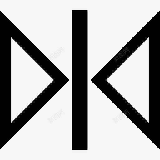 关门箭头控制图标svg_新图网 https://ixintu.com 关门 控制 电梯 箭头 粗轮廓