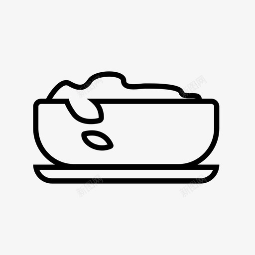 沙拉食物健康食品图标svg_新图网 https://ixintu.com 健康食品 沙拉 沙拉碗 食物 餐厅 餐食