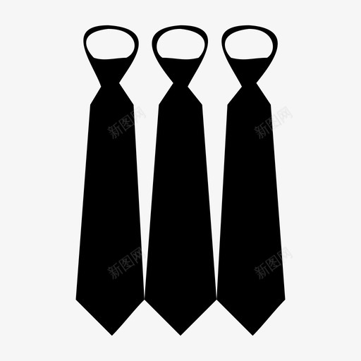 领带领巾围巾图标svg_新图网 https://ixintu.com 围巾 领巾 领带