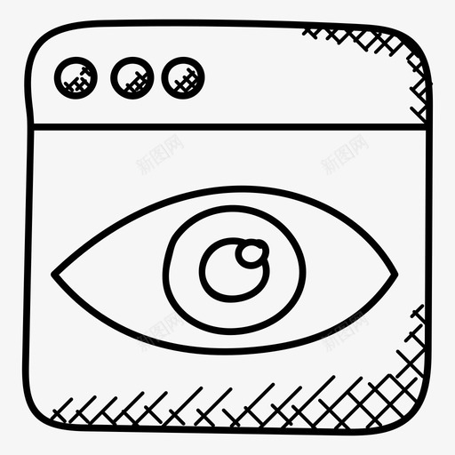 seo监控seo分析器seo优化图标svg_新图网 https://ixintu.com seo优化 seo分析器 seo和营销涂鸦图标 seo监控 web可见性 网站性能