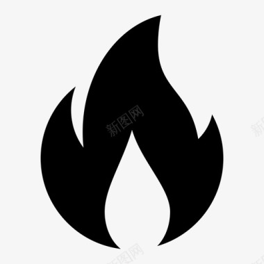 火灾烧伤火警图标图标