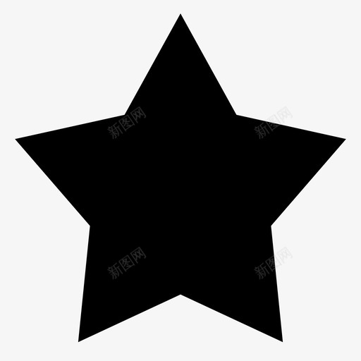 星星最喜欢的像图标svg_新图网 https://ixintu.com 像 星星 最喜欢的 粗粗的衬里