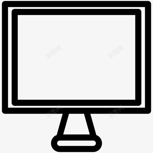 显示器计算机mac图标svg_新图网 https://ixintu.com mac 业务管理 屏幕 显示器 计算机