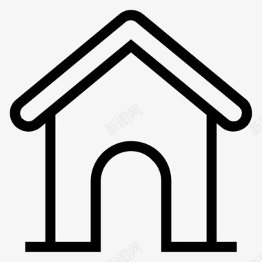 住所公寓房子图标图标