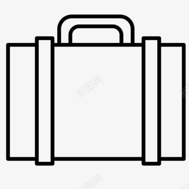 行李物品航程图标图标