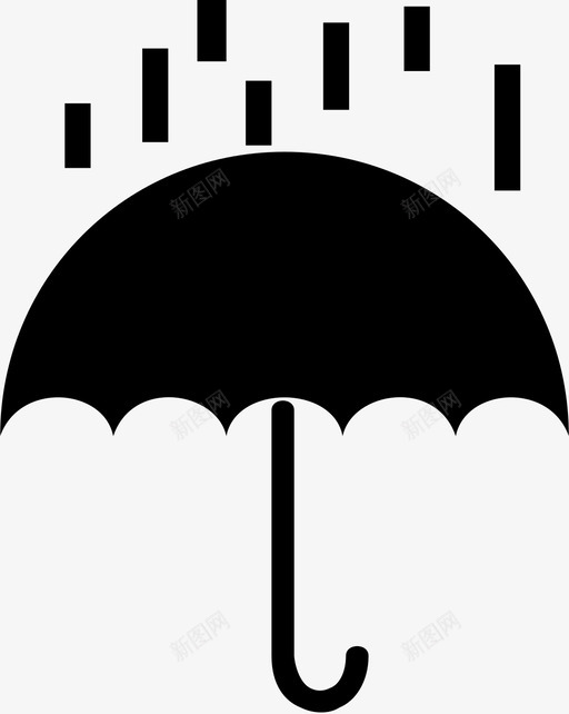 雨预报雨滴图标svg_新图网 https://ixintu.com 下雨 雨 雨伞 雨天 雨滴 预报