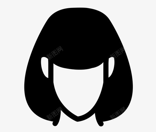 阿凡达女孩女人图标svg_新图网 https://ixintu.com 女人 阿凡达女孩