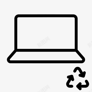回收笔记本电脑电脑电子产品图标图标